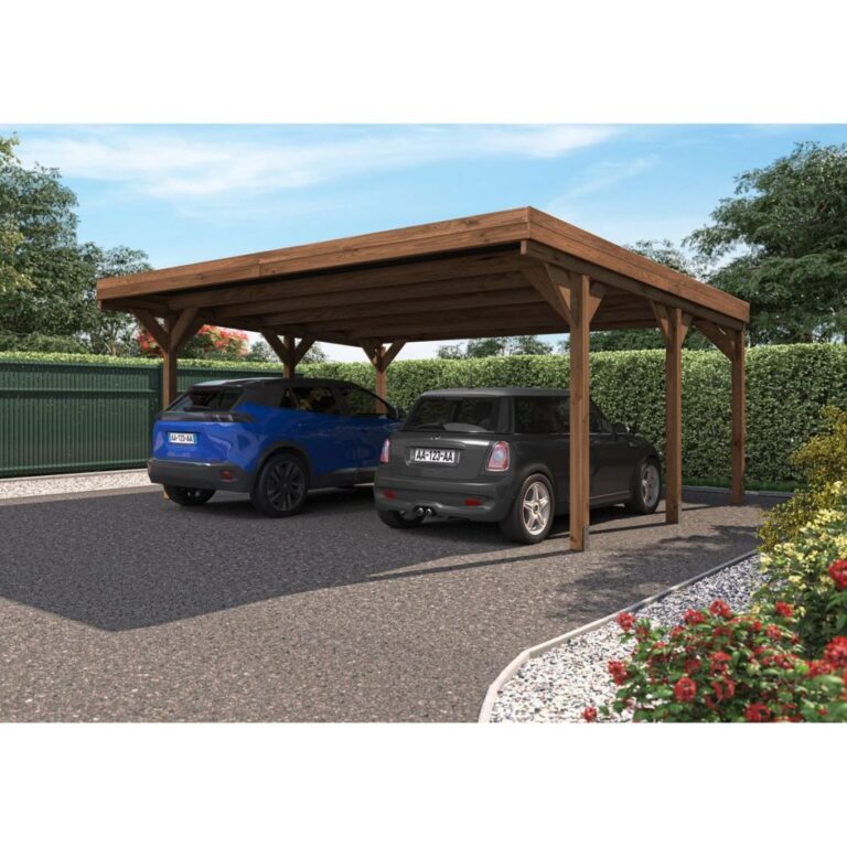 Dubbele houten carport VICTOR Forest Style