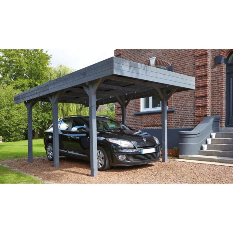 Houten Carport Forest Style Plat Dak